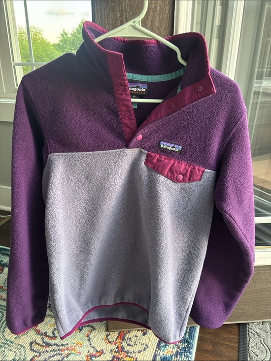 Patagonia Tops - Patagonia Purple Synchilla Snap-T Fleece Pullover